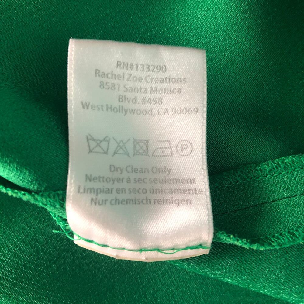 Rachel Zoe Green Sleeveless Ruffle Top Size 8 - Picture 10 of 12